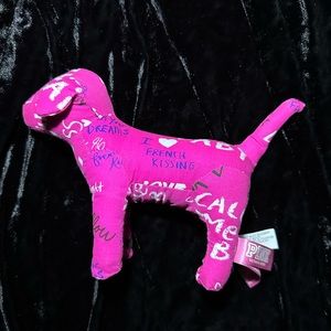 Victoria's Secret PINK DOG TEXT PLUSH